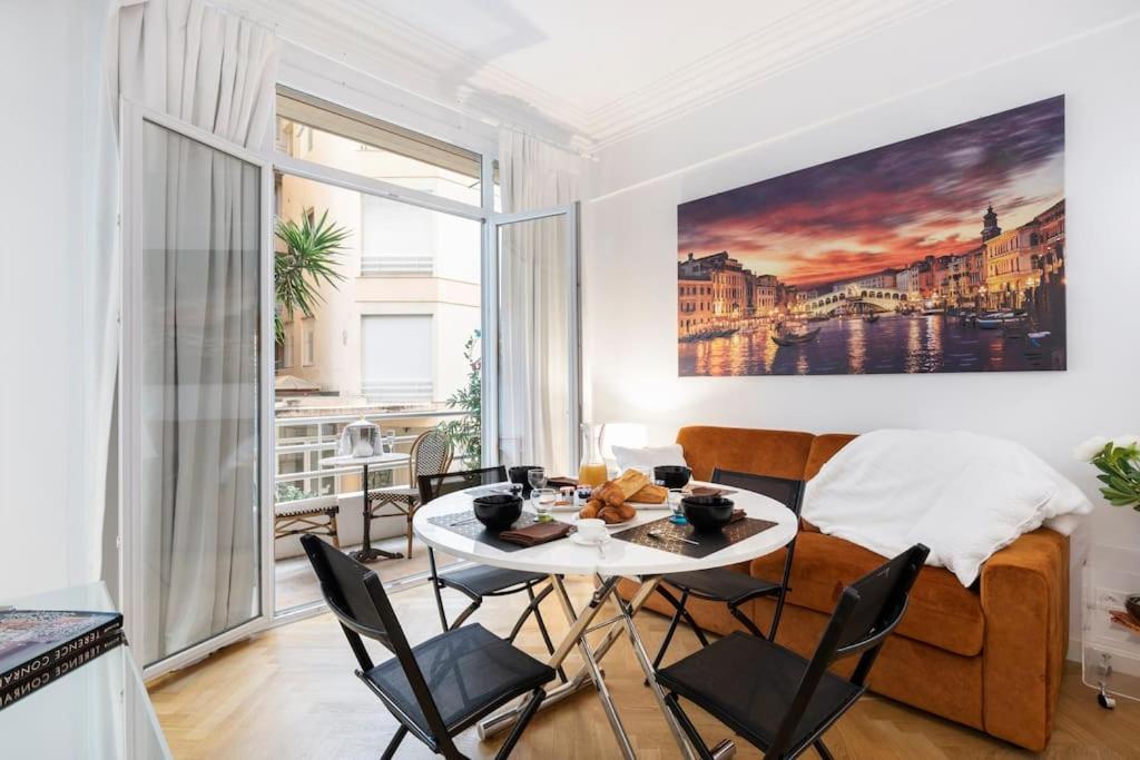 شقة Promenade, 2Pieces Chic Et Clim Avec Terrasse نيس المظهر الخارجي الصورة